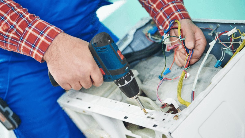 Haymana Şenocak Şenocak çamaşır makinesi kart tamiri – Su almama arızası orijinal parça ile giderildi. - Teknik servis örneği